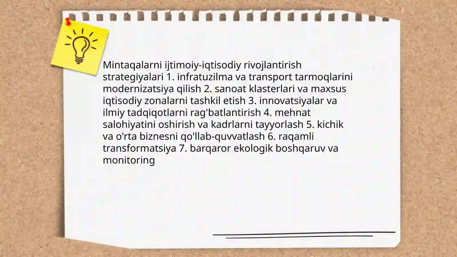 Mintaqalarni ijtimoiy-iqtisodiy rivojlanishini tartibga solish va ishlab chiqarish samaradorligini oshirish strategiyalari 3