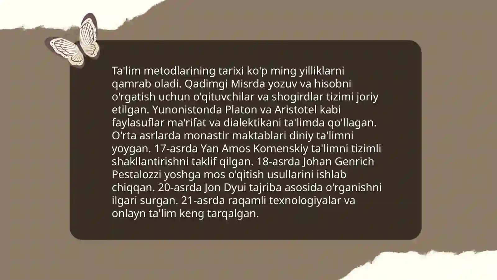 Ta’lim metodlari mazmuni 3