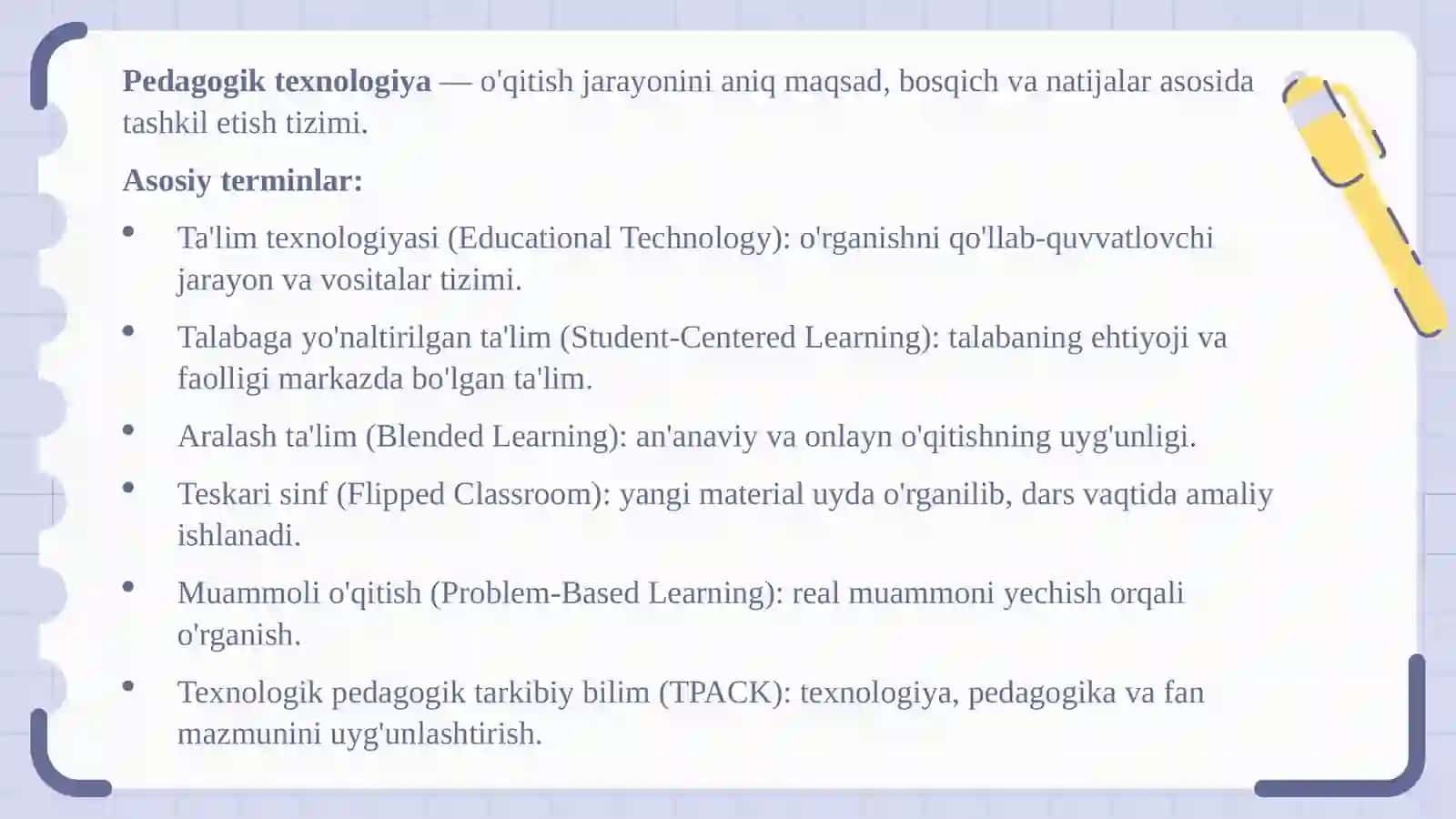 ZAMONAVIY PEDAGOGIK TEXNOLOGIYALAR 3