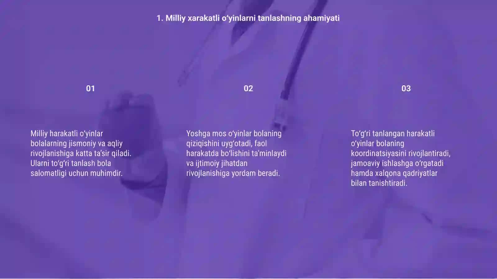 Milliy Xarakatli O'yinlar 3
