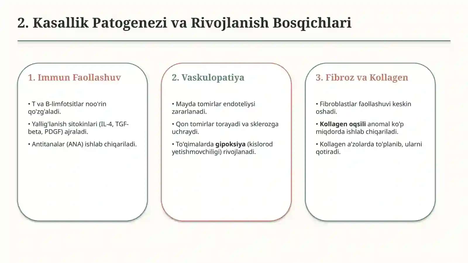 Sklerodermiya — etiologiyasi, klinikasi, diagnostikasi va davolash 3