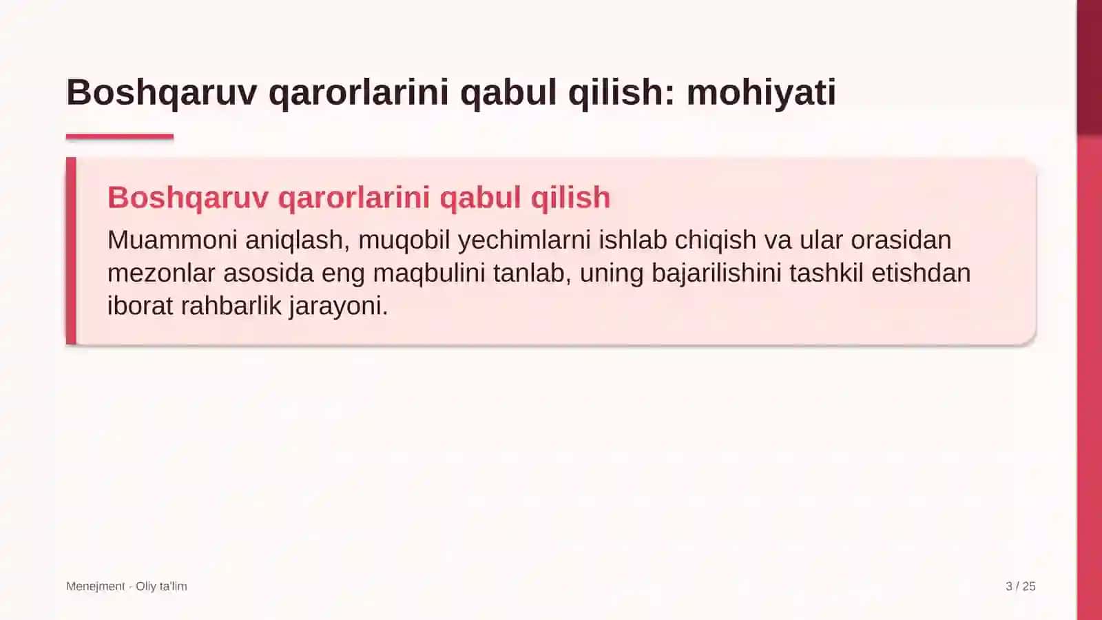 Arxitektura byurolarida boshqaruv qarorlarini qabul qilish 3