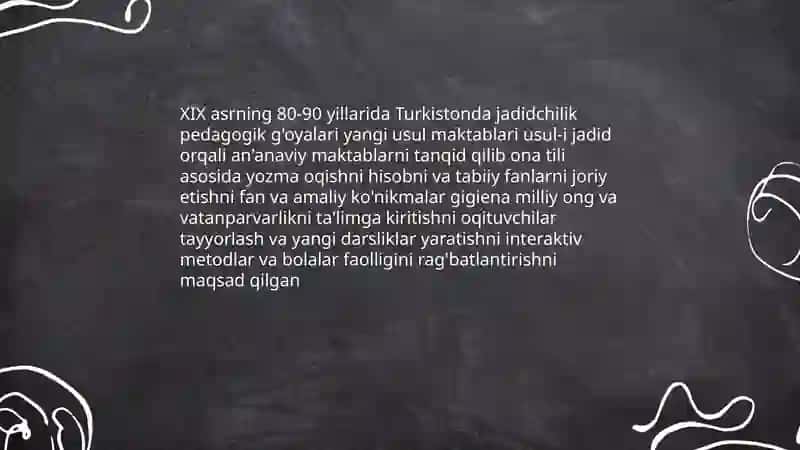 XIX asrning 80-90-yillarida Turkistonda ijtimoiy-pedagogik fikrlar 3