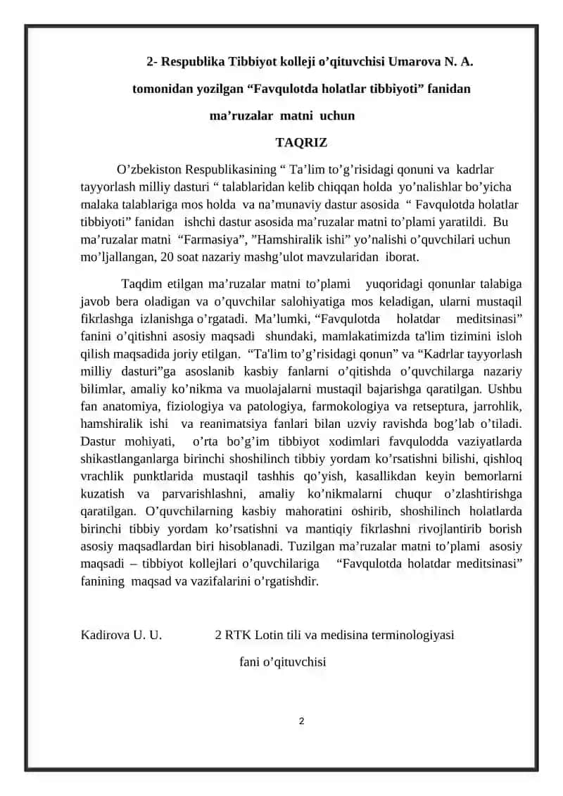 Favqulotda holatlar tibbiyoti 3