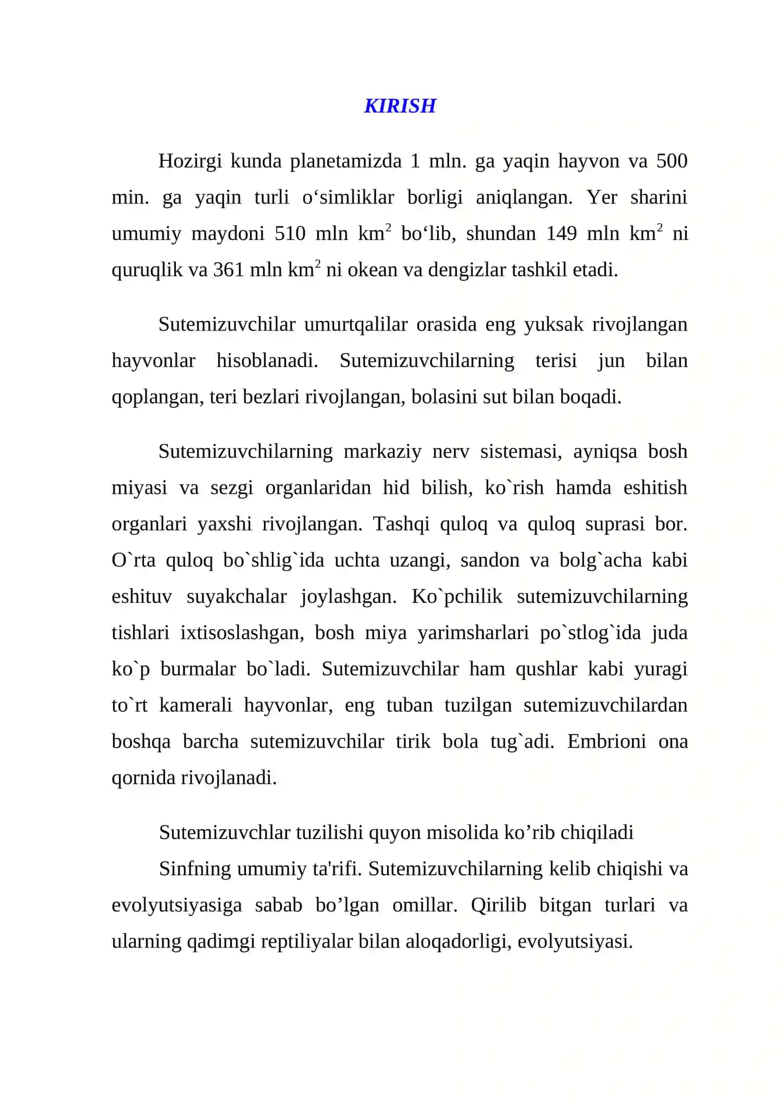 Umurtqali hayvonlar hayotida neobiliya xodisasi va uning biologik ahamiyati 3
