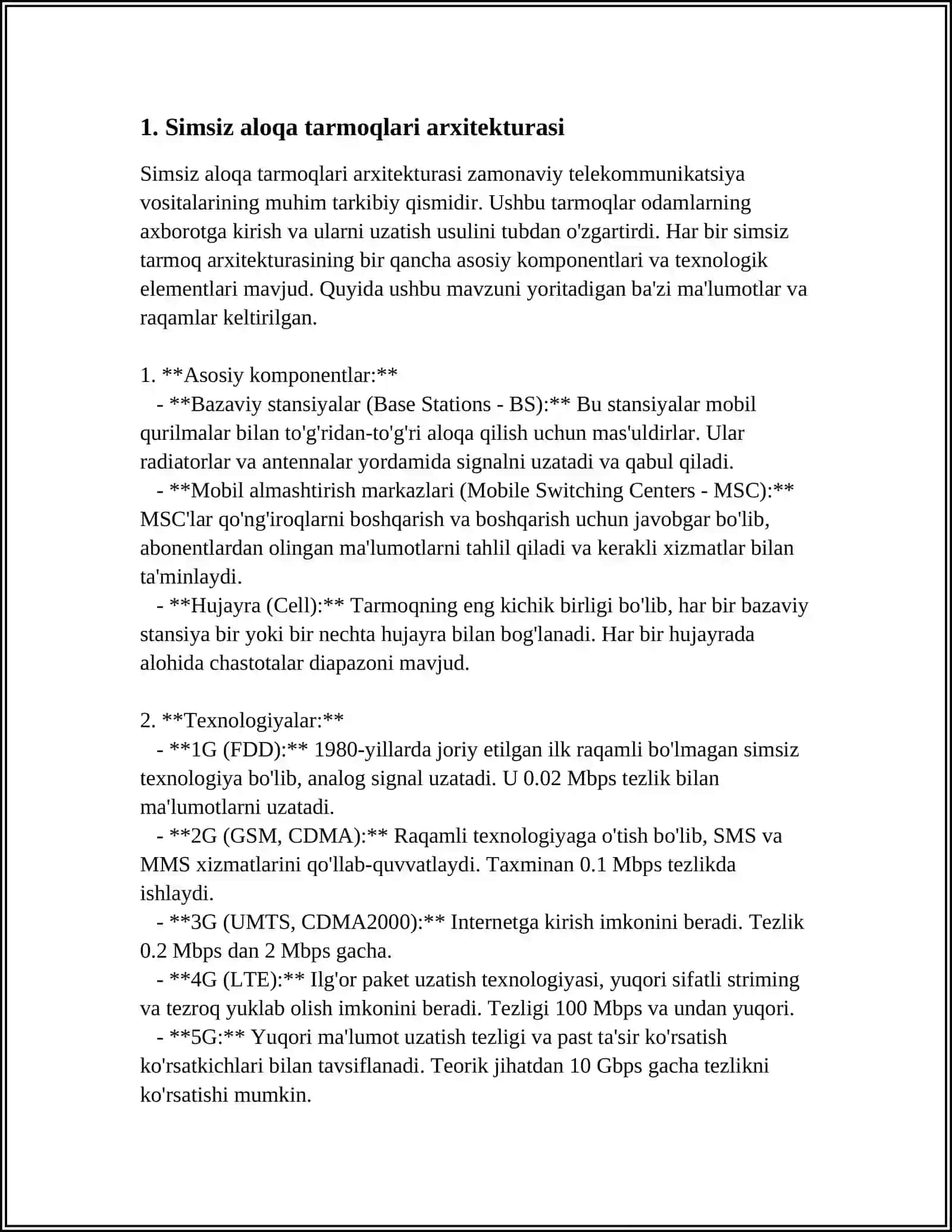 QO'LLANILADIGAN SIMSIZ TARMOQ TEXNOLOGIYASI 3