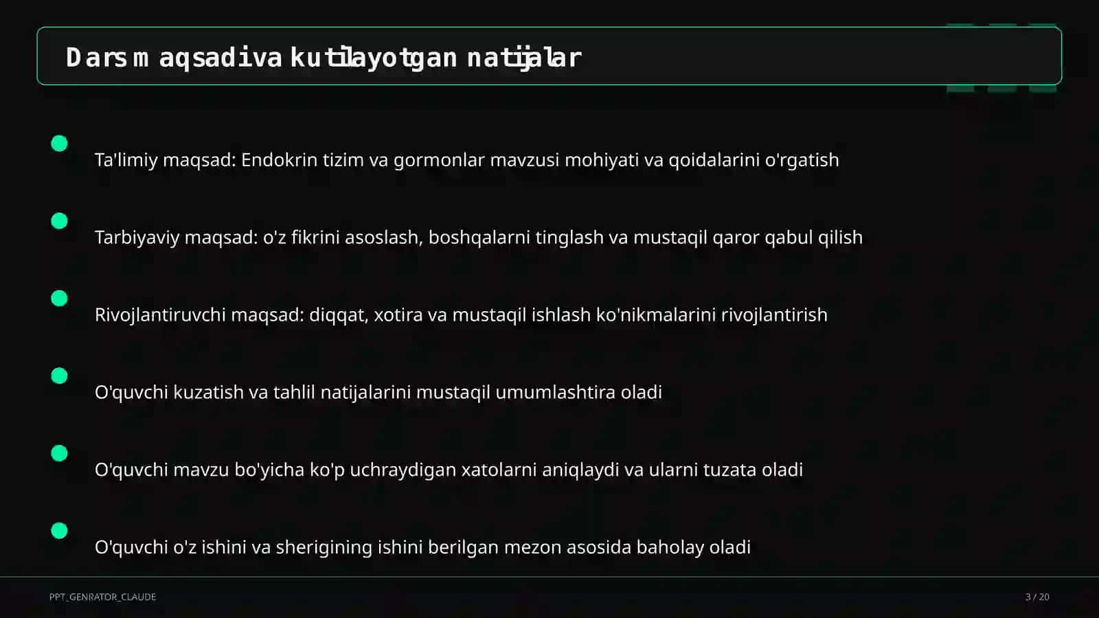 Endokrin tizim va gormonlar (8-sinf) 3