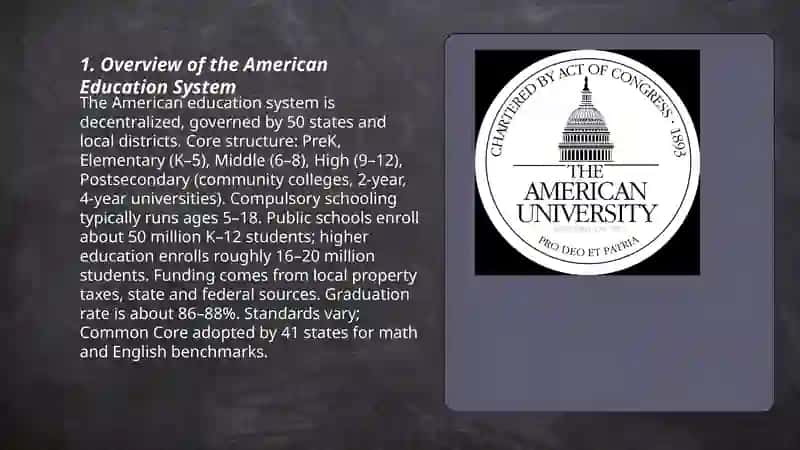 American education system 3