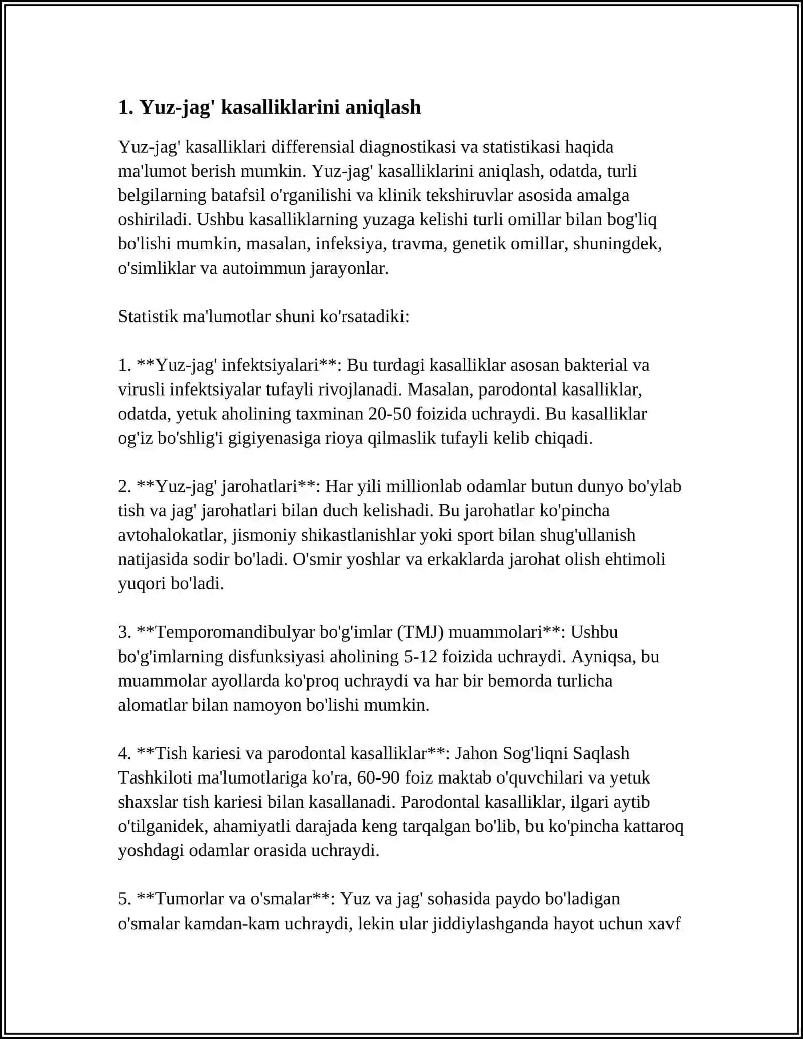 YUZ-JAG’ KASALLIKLARI KUZATILADIGAN RUHIY BUZILISHLI BEMОRLARNI ОLIB BОRISH 3