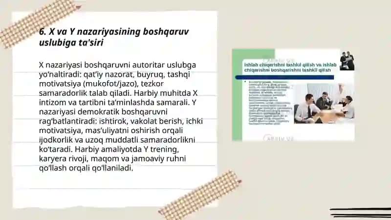 Boshqaruv Vakolati va Tavakkalchilik 3