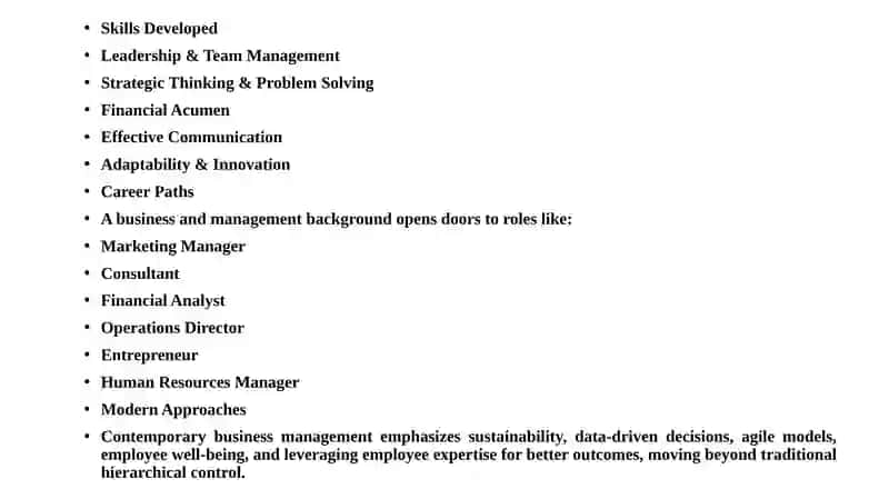 Business and Management 3