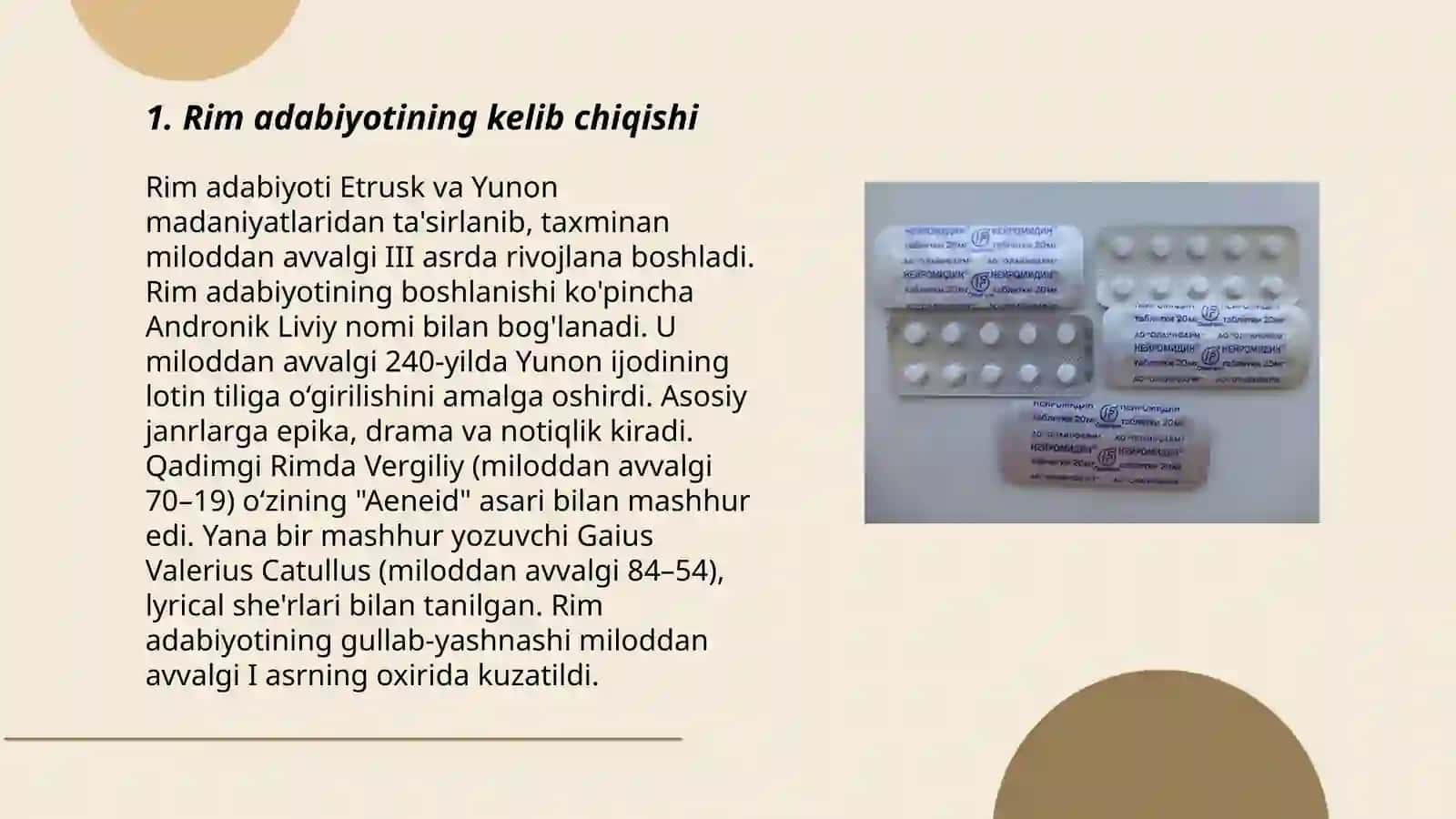 Rim adabiyoti 3
