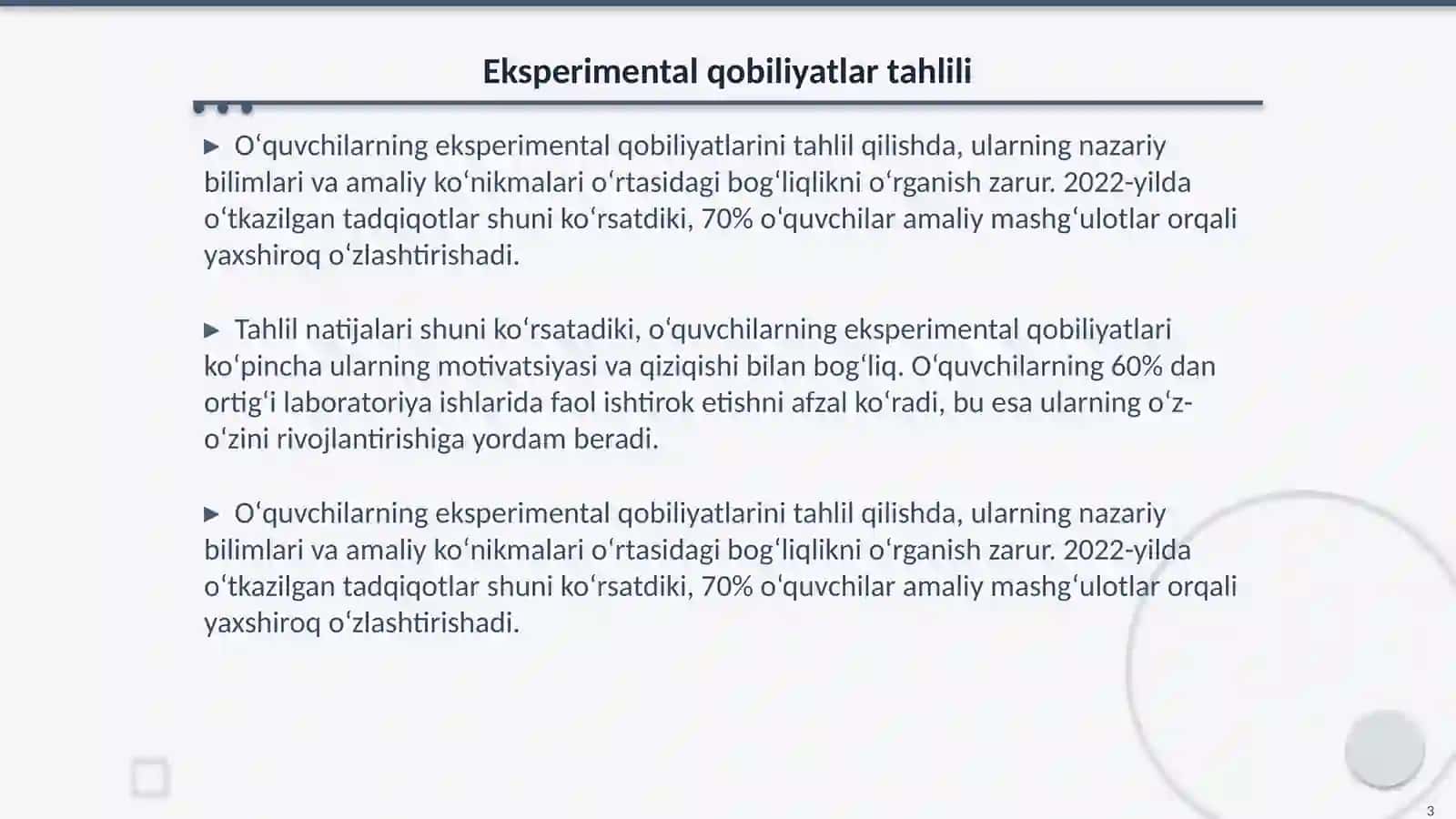 Biologiya oʻqitishmetodikasi 3