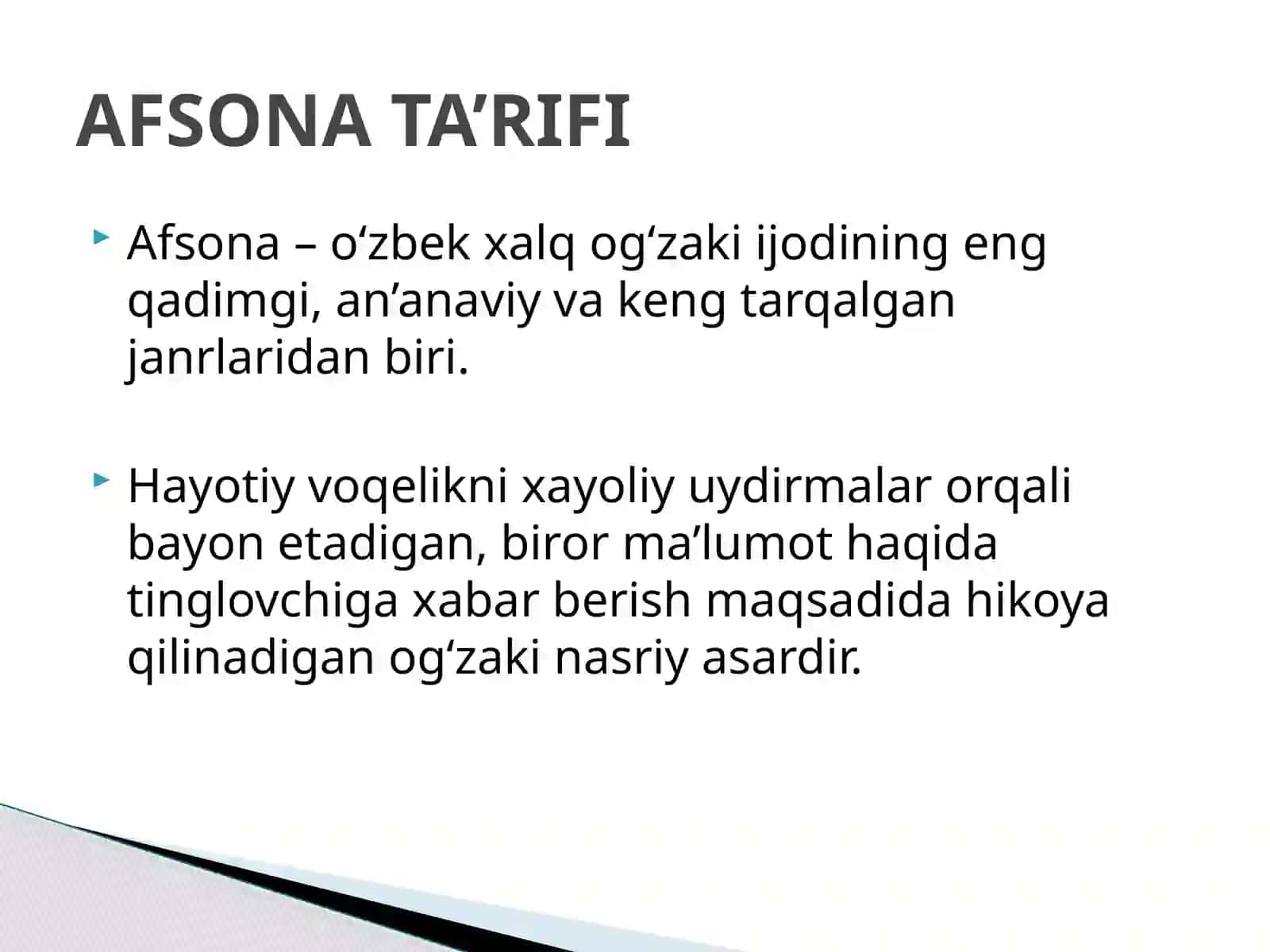 AFSONALARNING JANR XUSUSIYATI 3