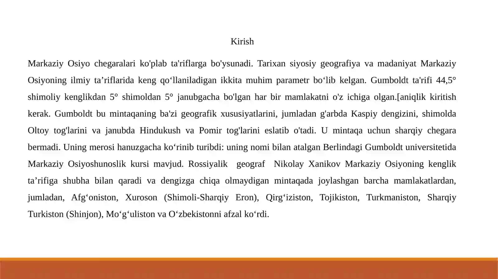 O`rta Osiyo davlatlarining ma`muriy-hududiy bo`linishi 3