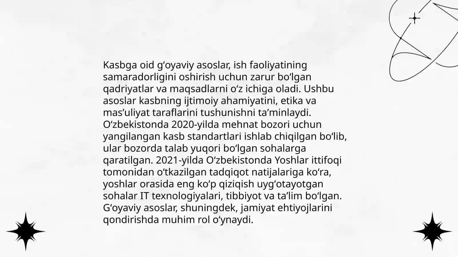 Kasbiy kompetentlik fanining mazmuni 3