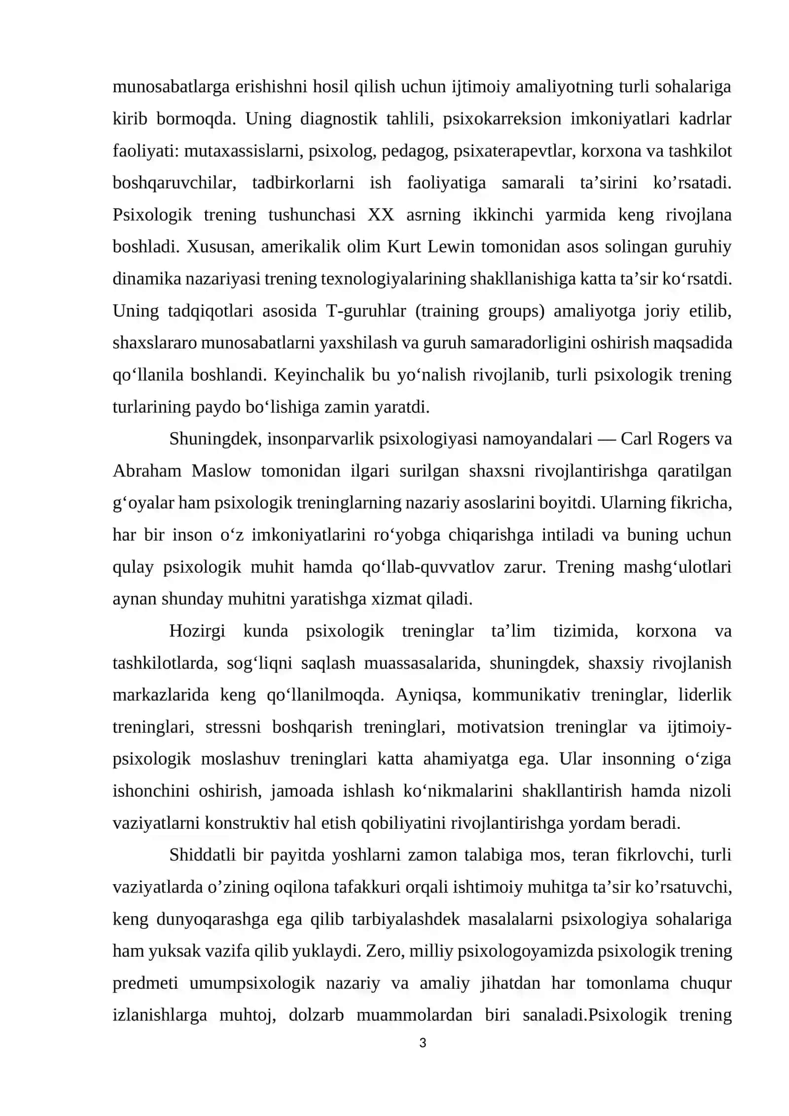 Psixologik trening haqida tushuncha 3