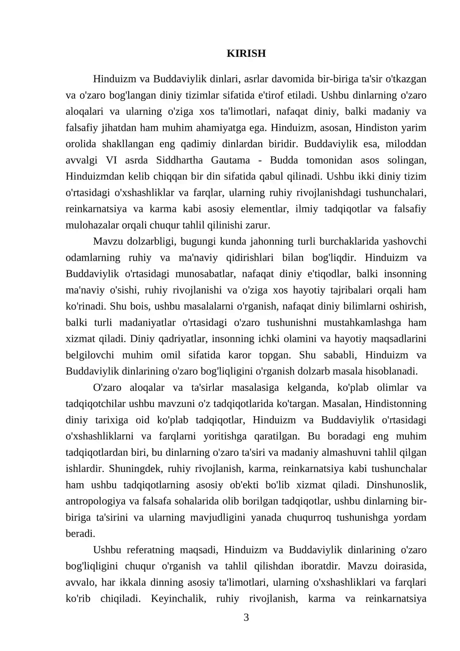 Hinduizm va Buddaviylik dinlarining o'zaro bog'liqligi 3
