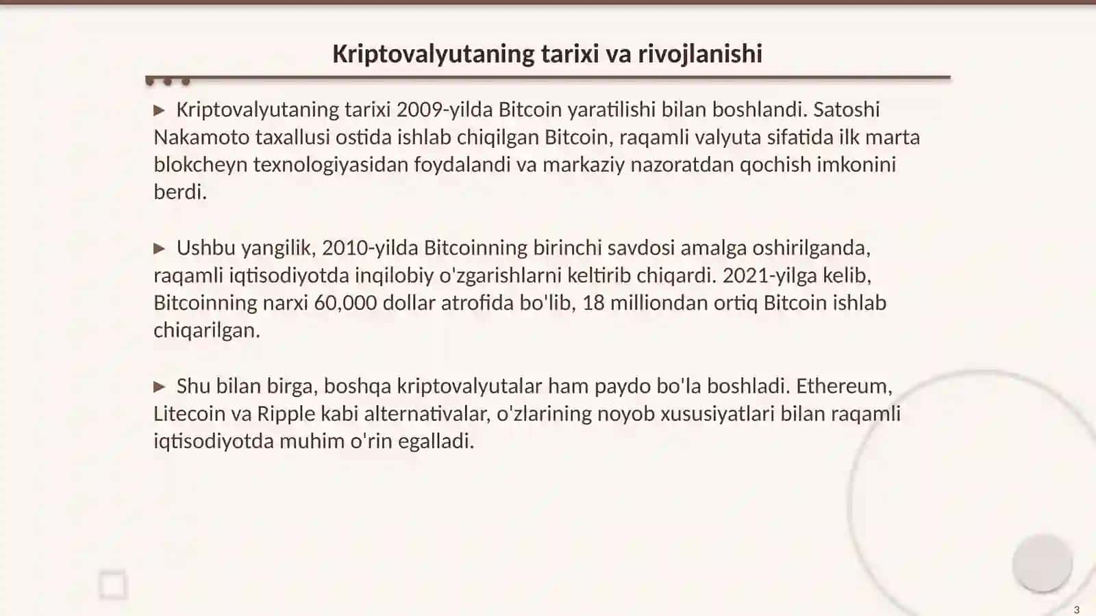 Kriptovalyuta 3