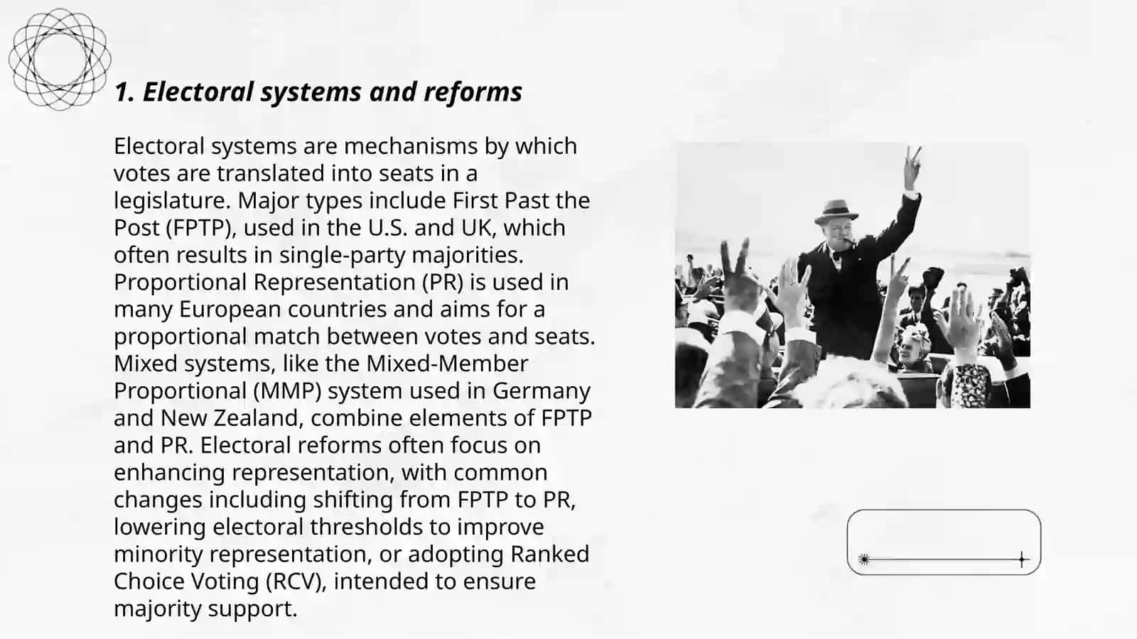 Electoral systems and reforms 3