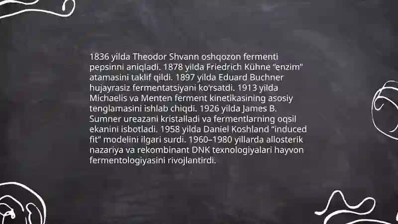 Hayvonlar biokimyosi FAning ayrim sohalari rivojlanish tarixi 3