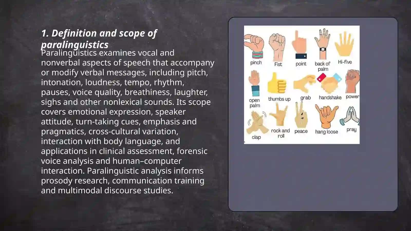 Introduction to paralinguistic 3
