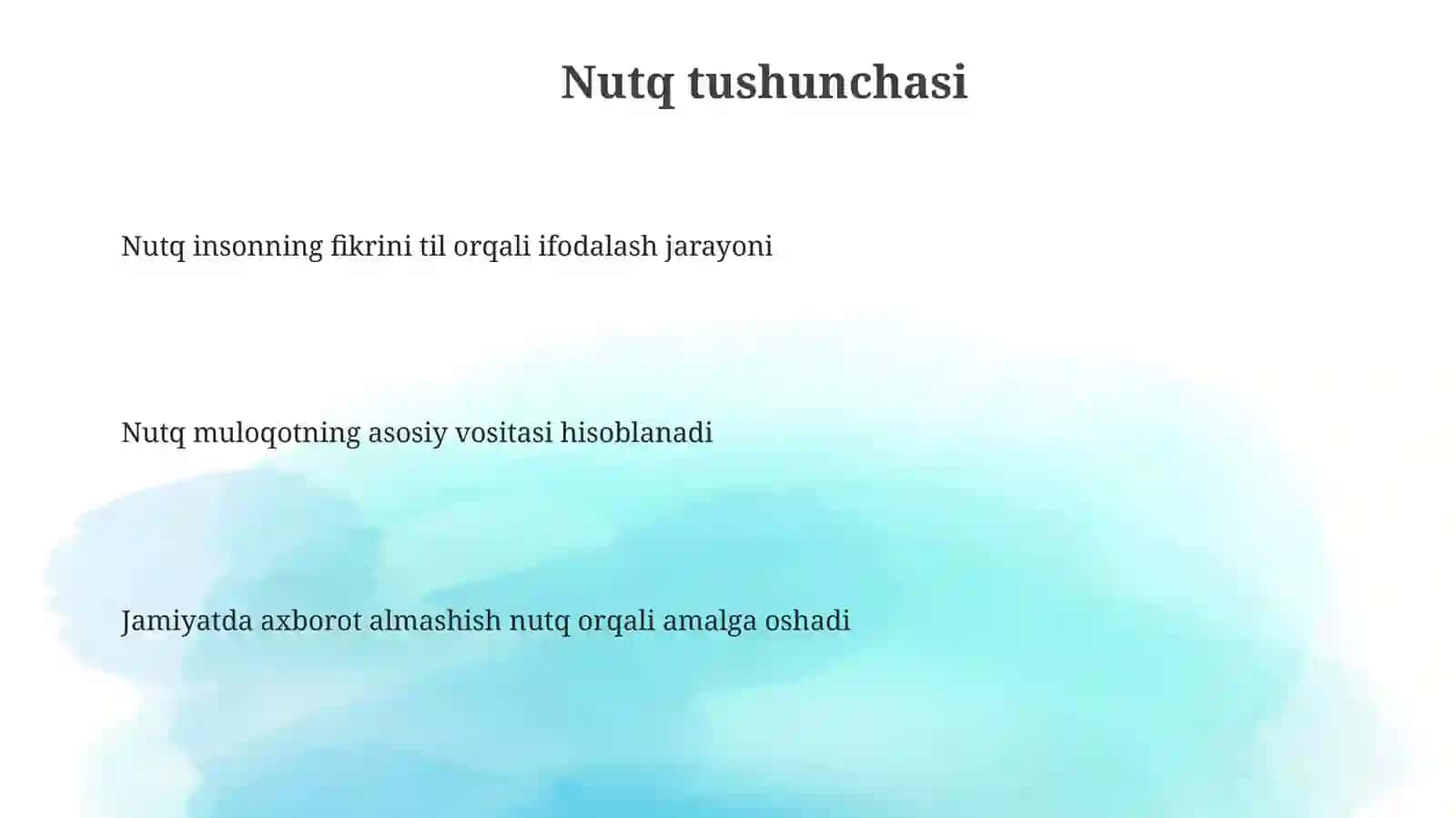 Nutqningturlari 3