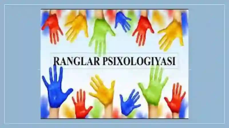 Ranglarni idrak qilishni o'rganish metodlari. 3