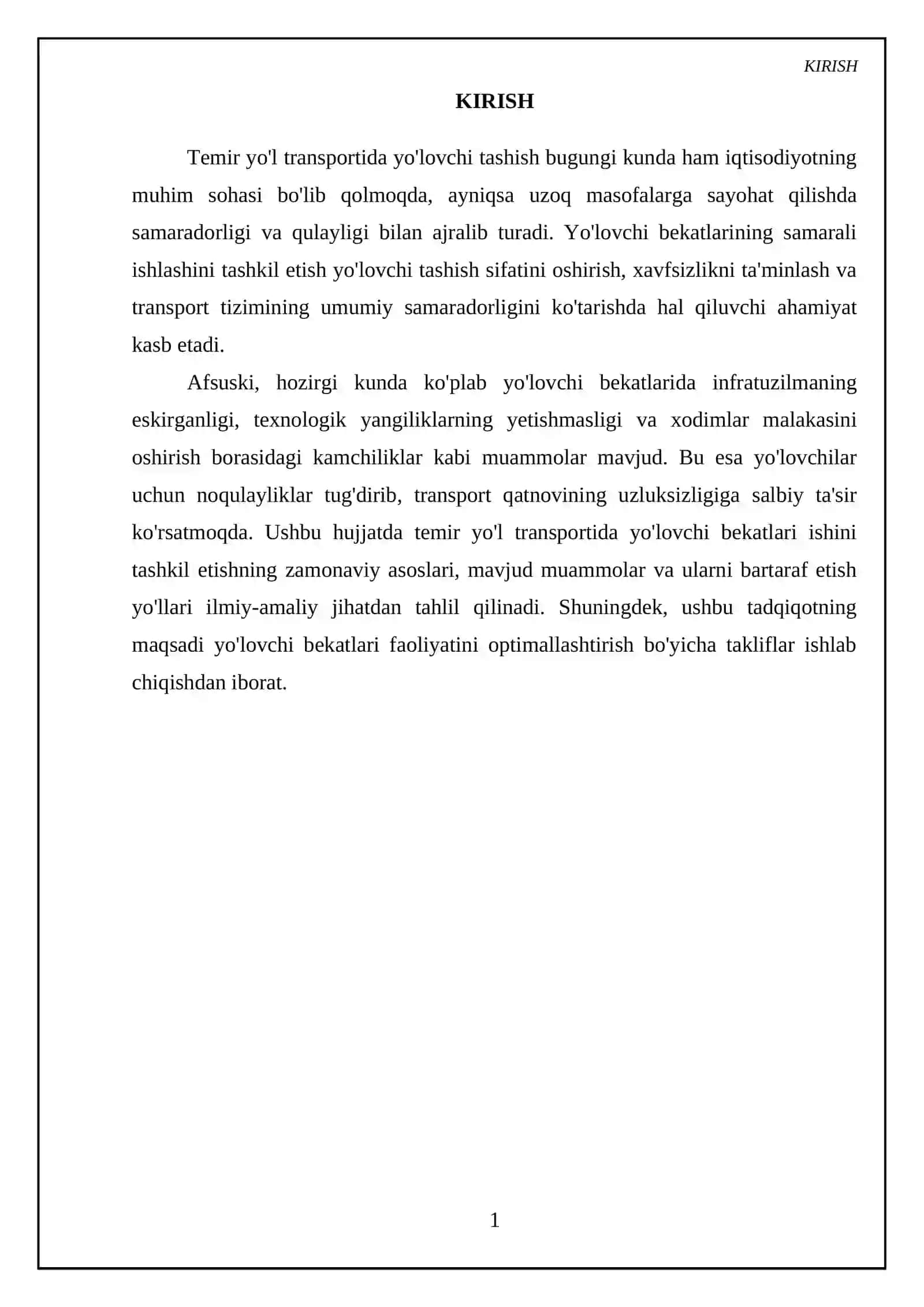 temir yol transportida yolovchi bekati Ishini tashkil qilish asoslari 3