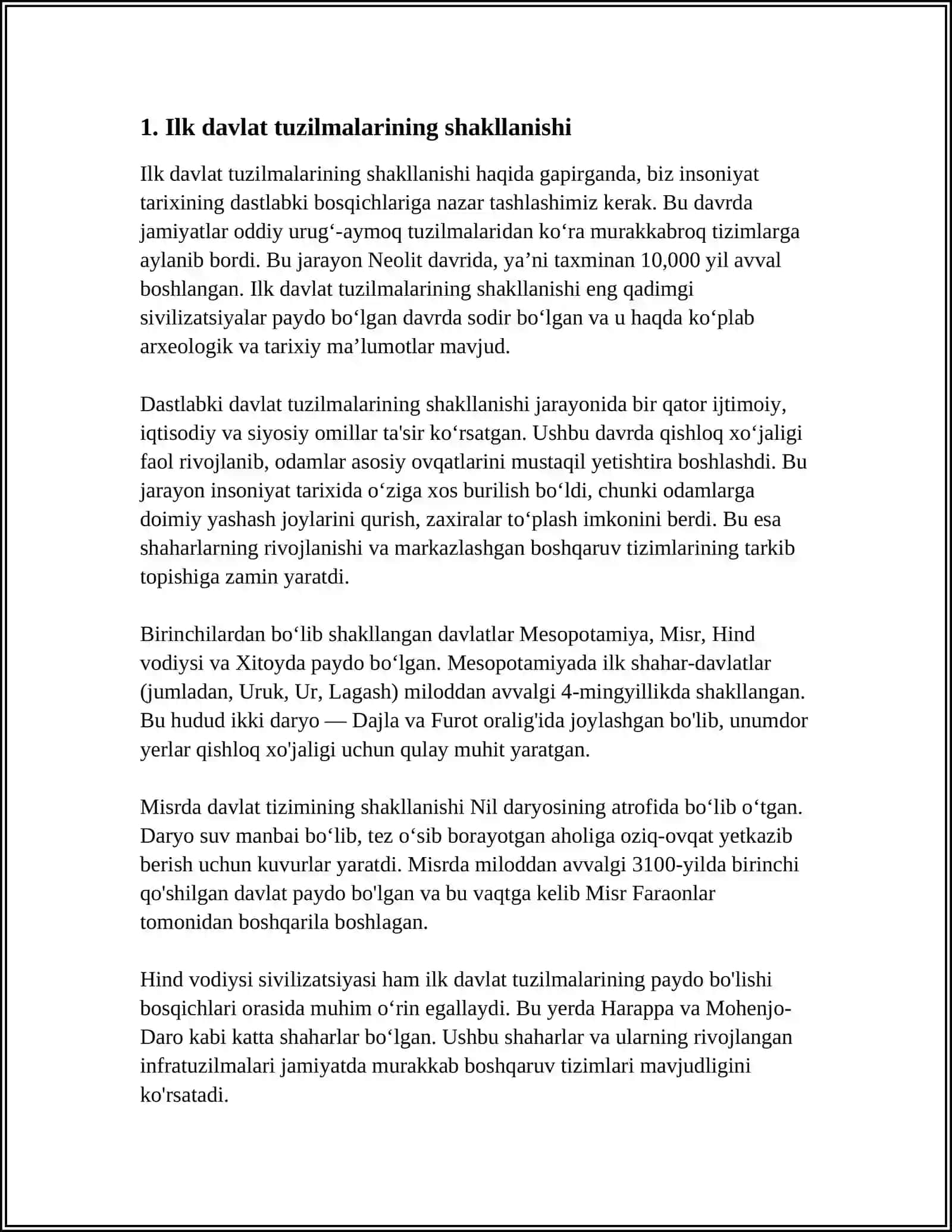 O‘zbek Davlatchiliginin Tarixiy Bosqichlari 3