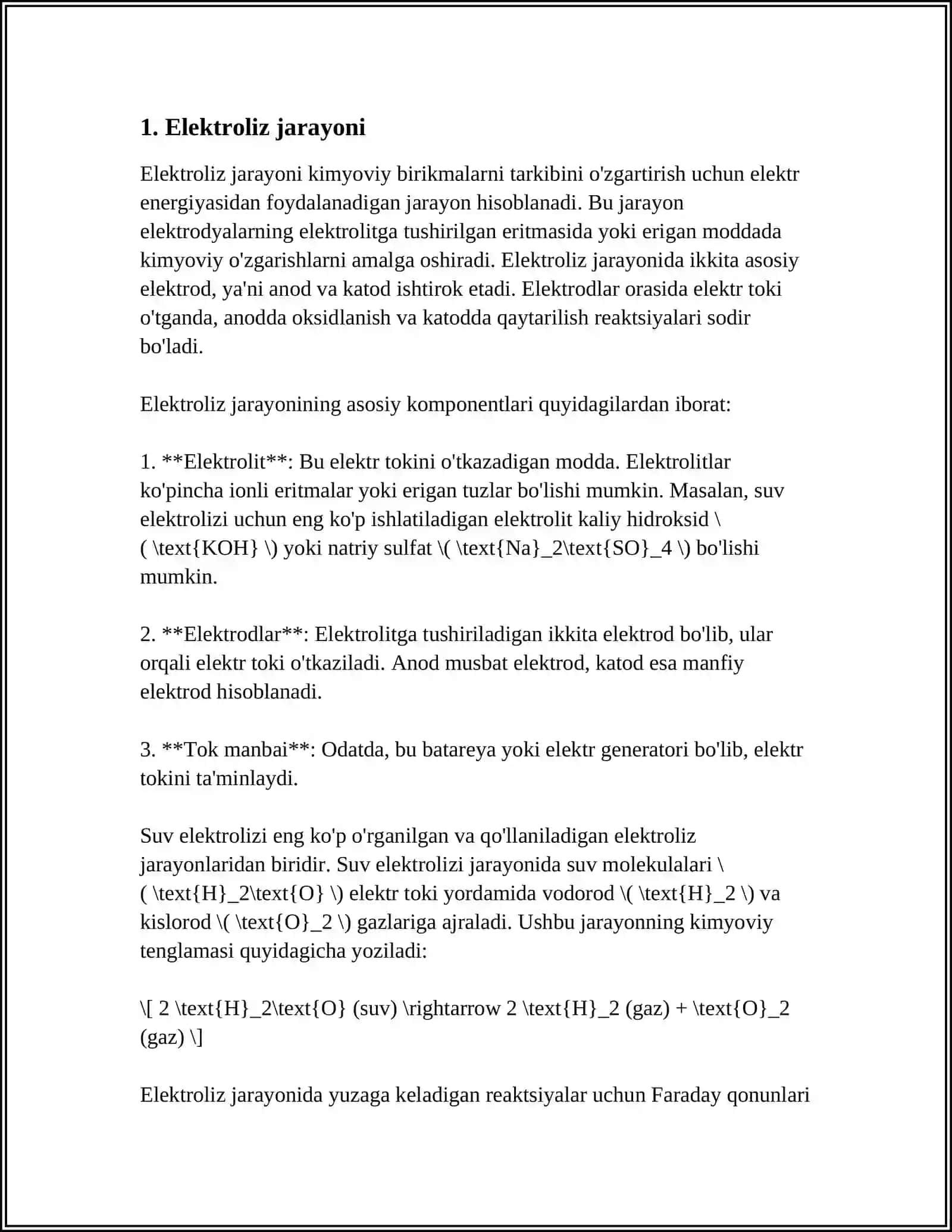 ELEKTROLIZ 3