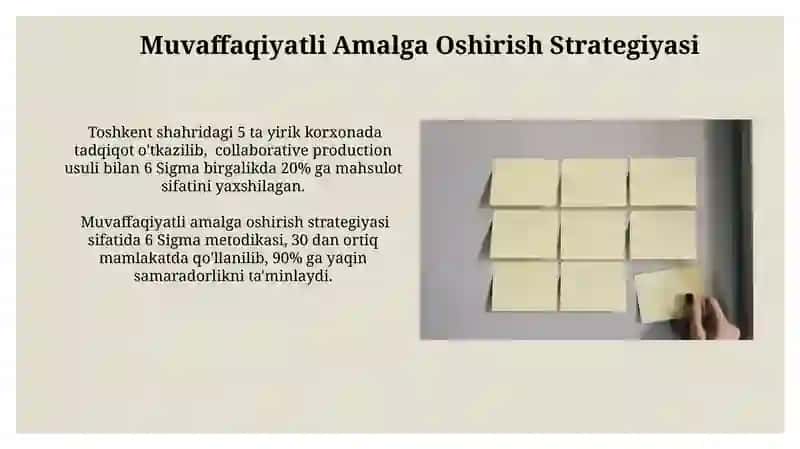Muvaffaqiyatli Amalga Oshirish Strategiyasi 3