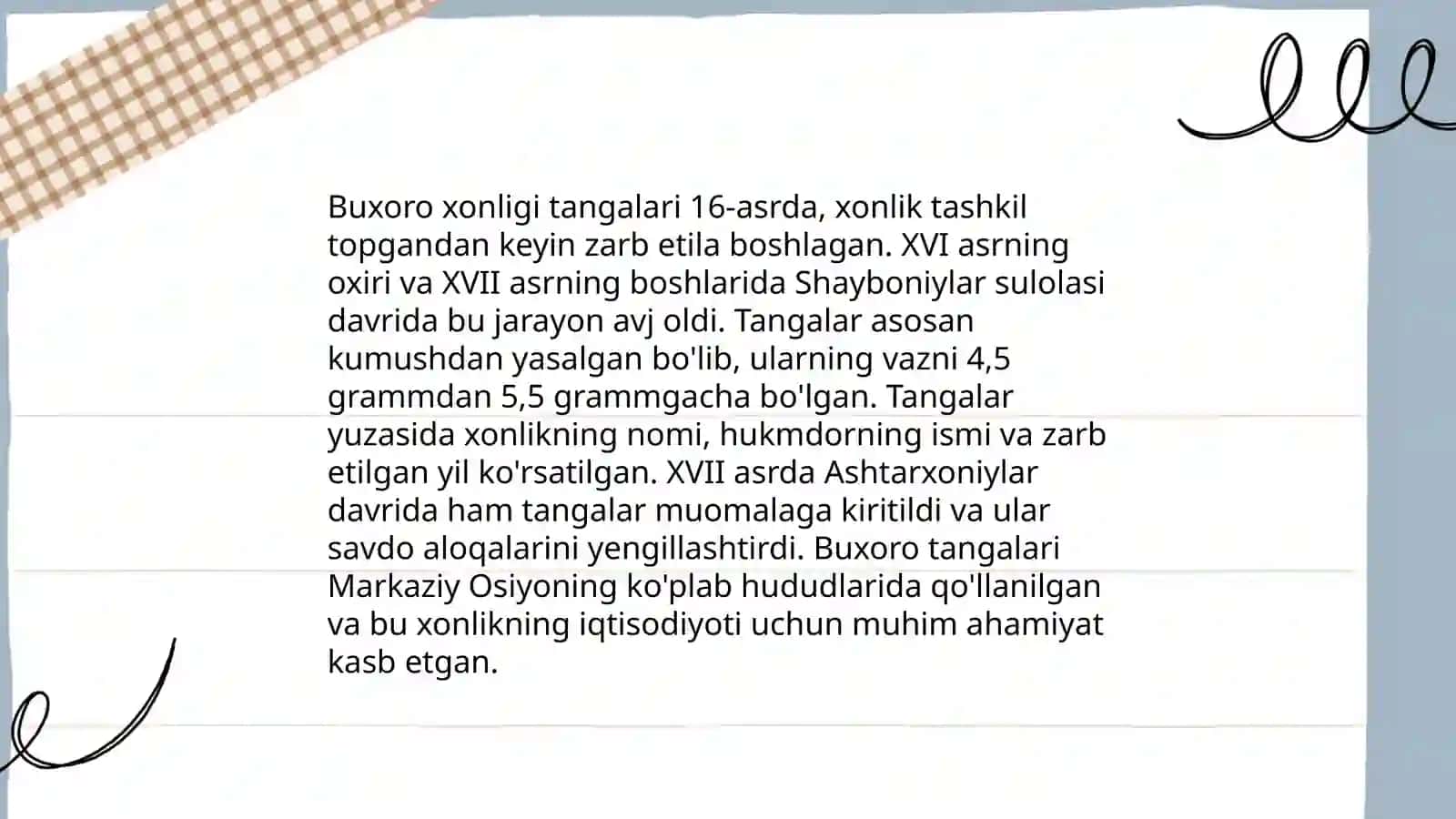 Buxoro xonligi tangalari 3