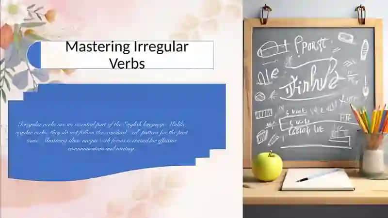 Past simple. Irregular verbs 3