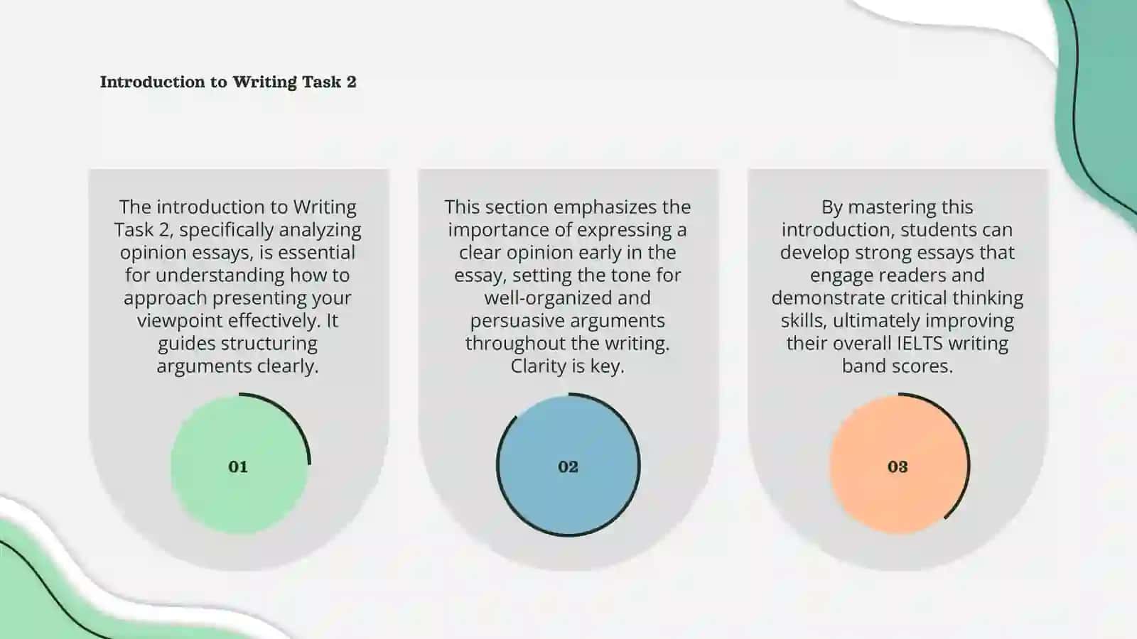 Writing Task 2: Analyzing Opinion Essays 3