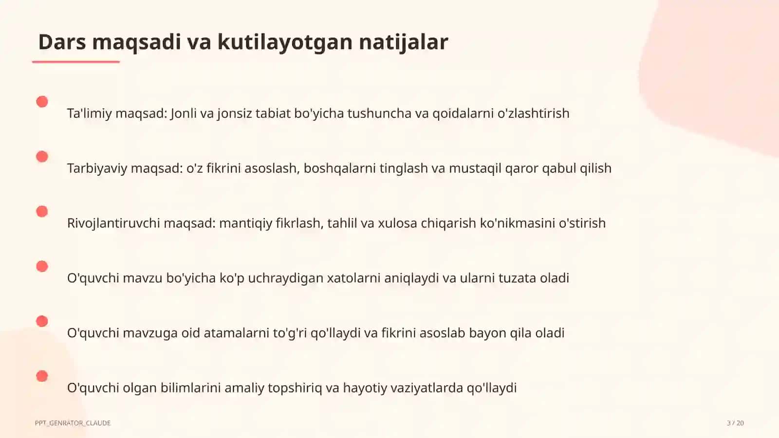 Jonli va jonsiz tabiat (2-sinf) 3