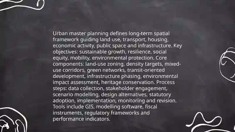 Urban master planning 3