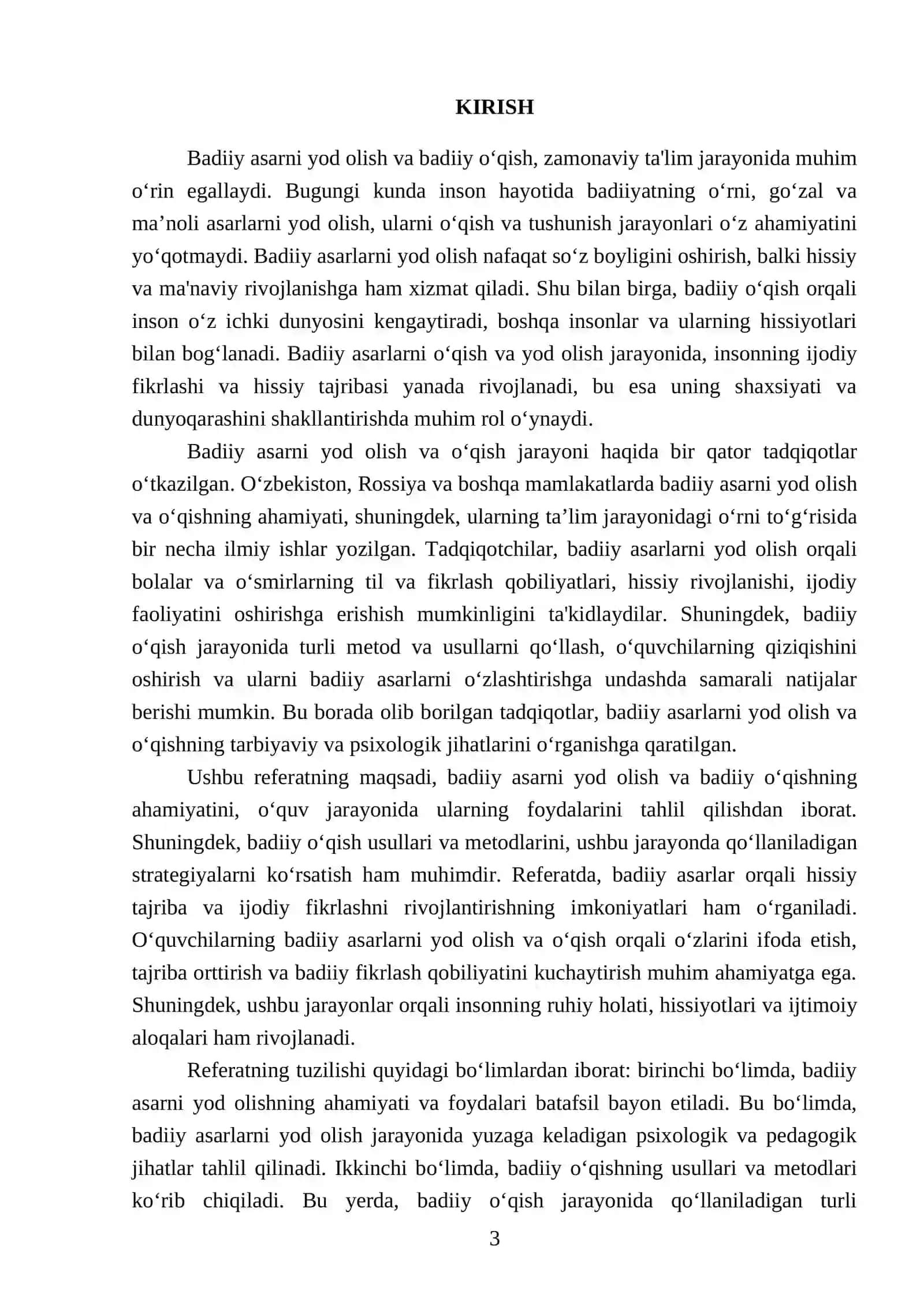 Badiiy asarni yod olish va badiiy oʻqish 3