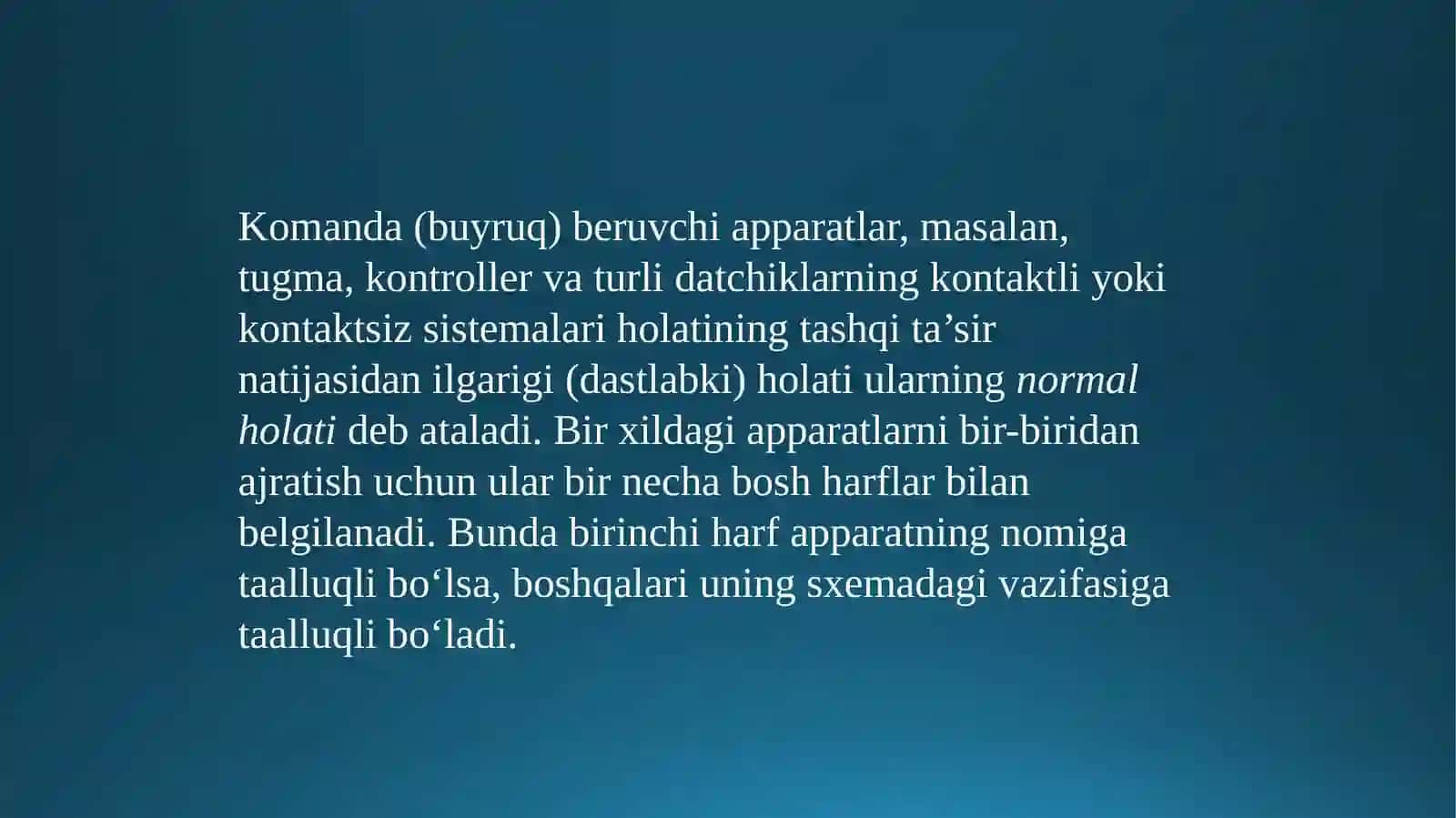 Avtomatik boshqarish sxemalari 3