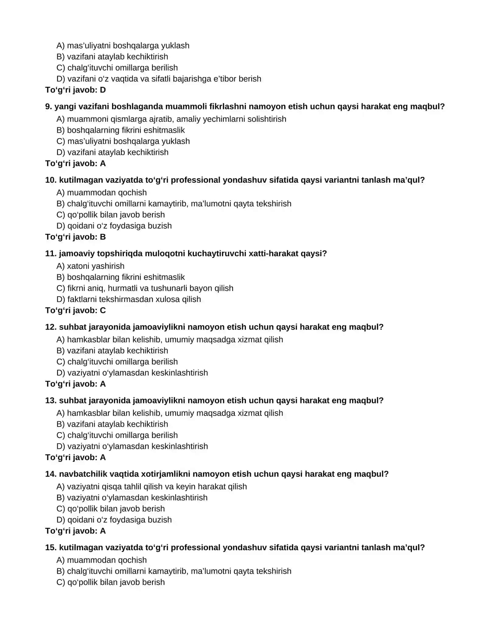 1000 TA PSIXOLOGIK TESTLAR TO‘PLAMI 3