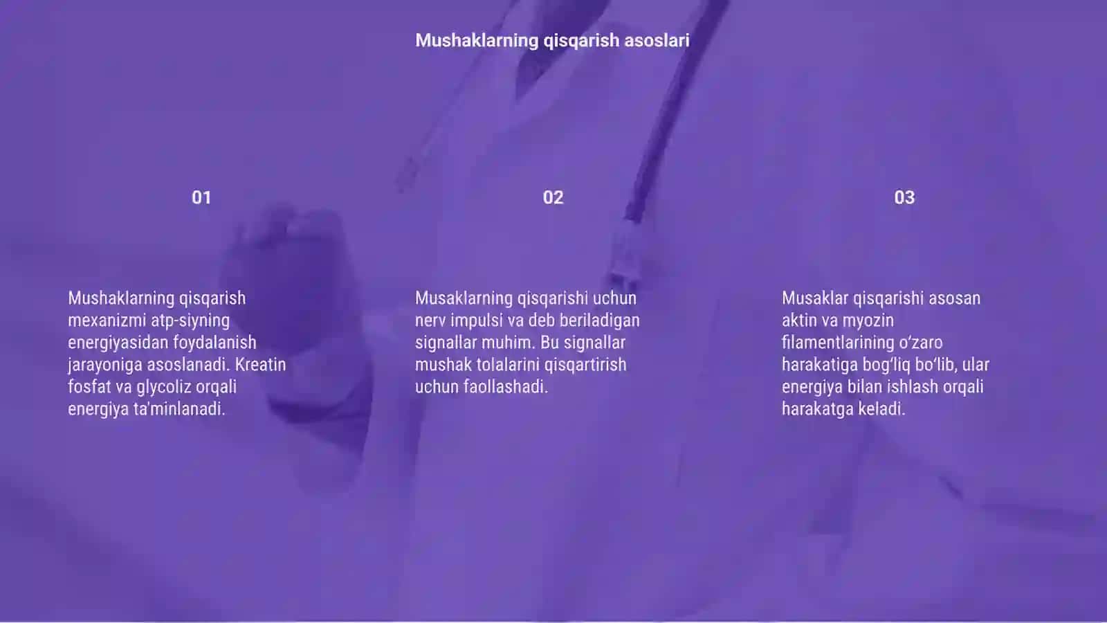 Mushaklarning qisqarish mexanizmlari 3