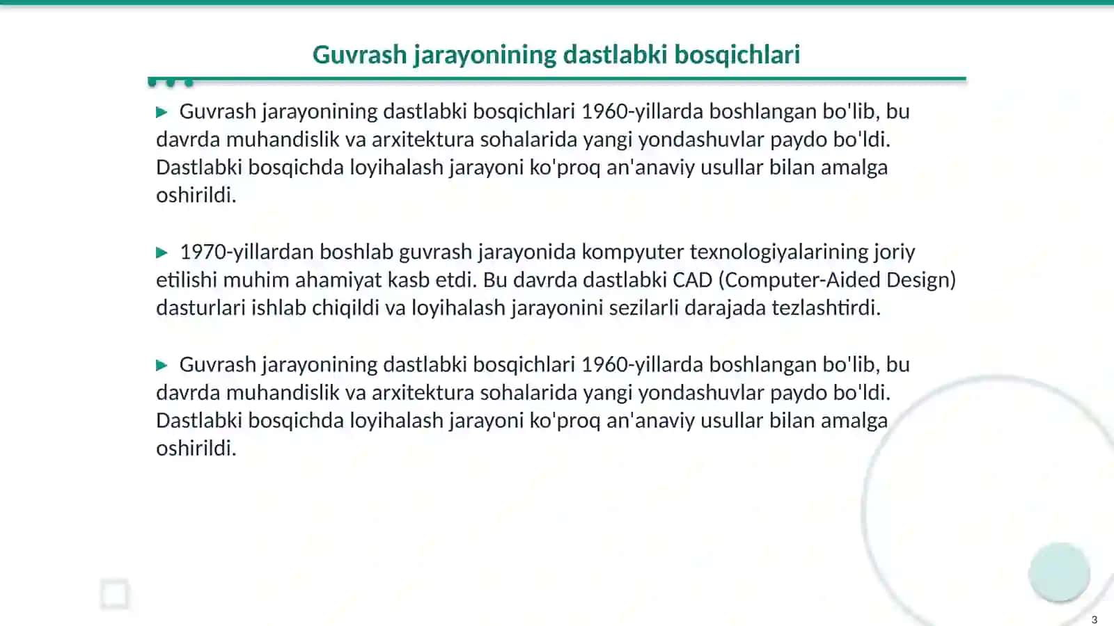 Guvrash jarayonining davrlari 3