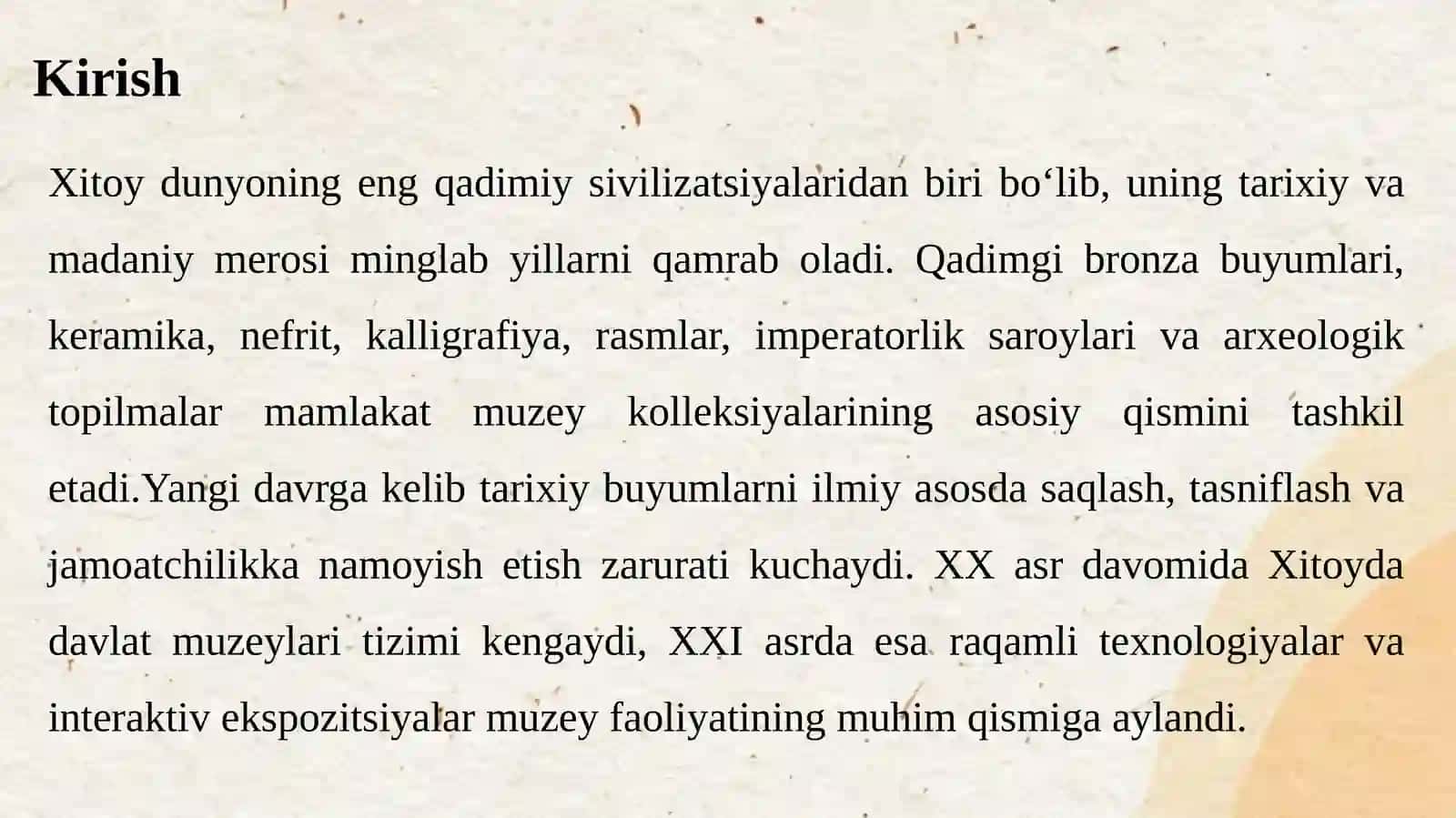 Yangi davrda Xitoy muzeylari 3