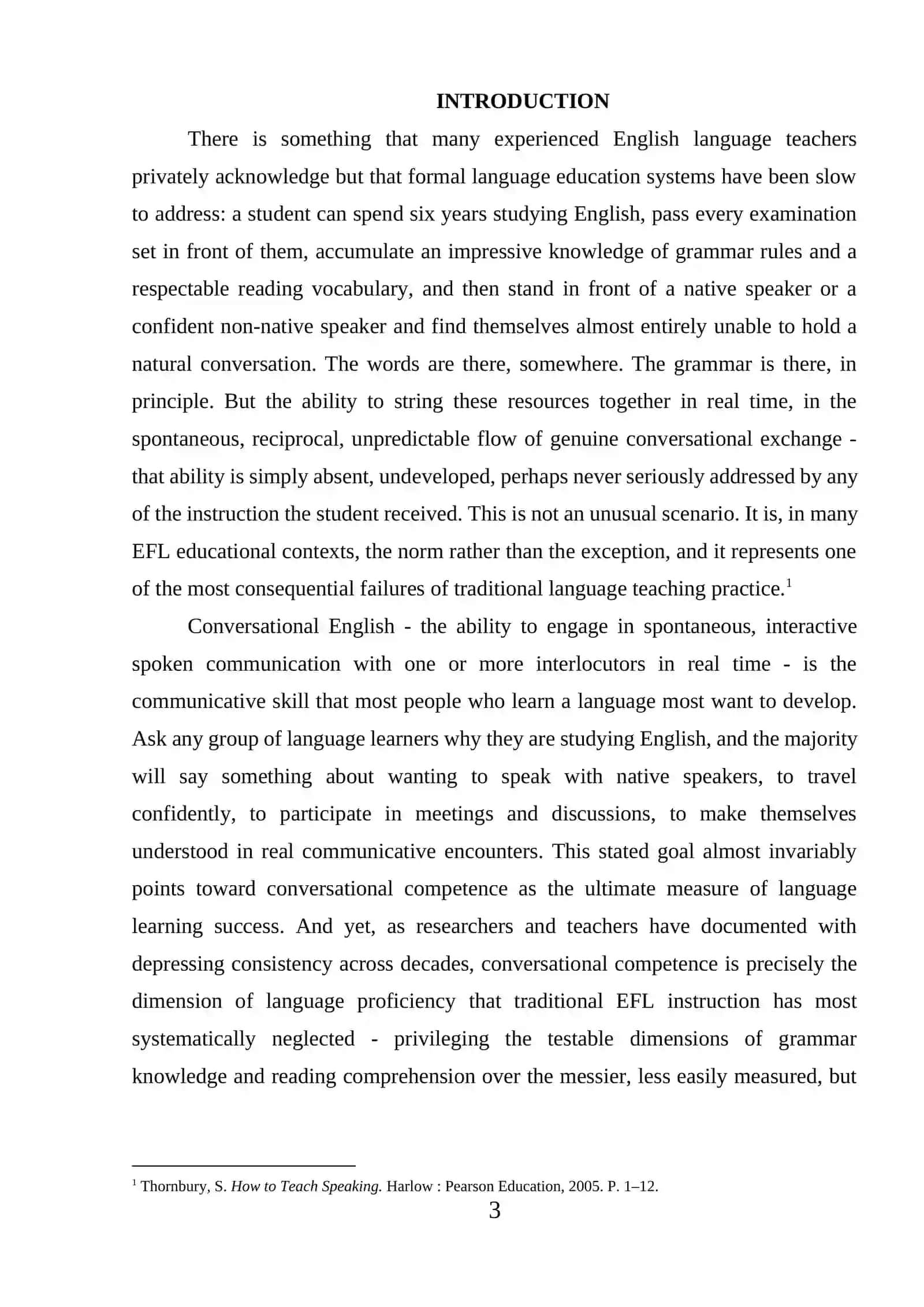 Course Paper on Teaching Conversational English 3