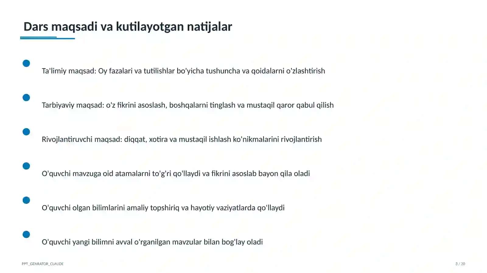 Oy fazalari va tutilishlar (9-sinf) 3