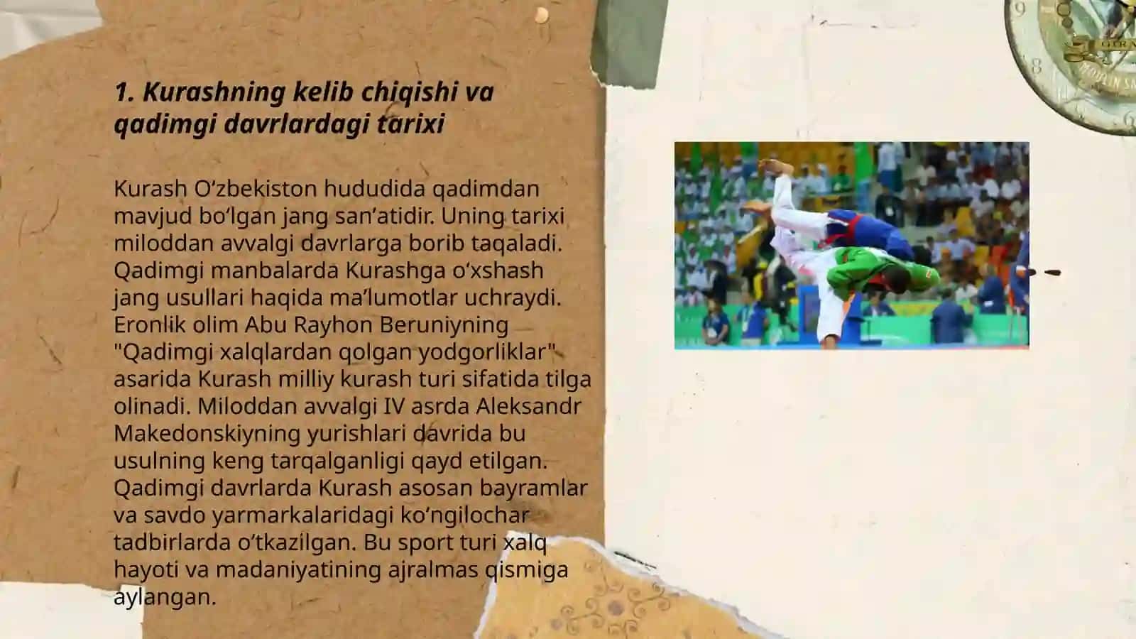 Oʻzbekistonda milliy kurash turlari rivojlanish tarixi 3