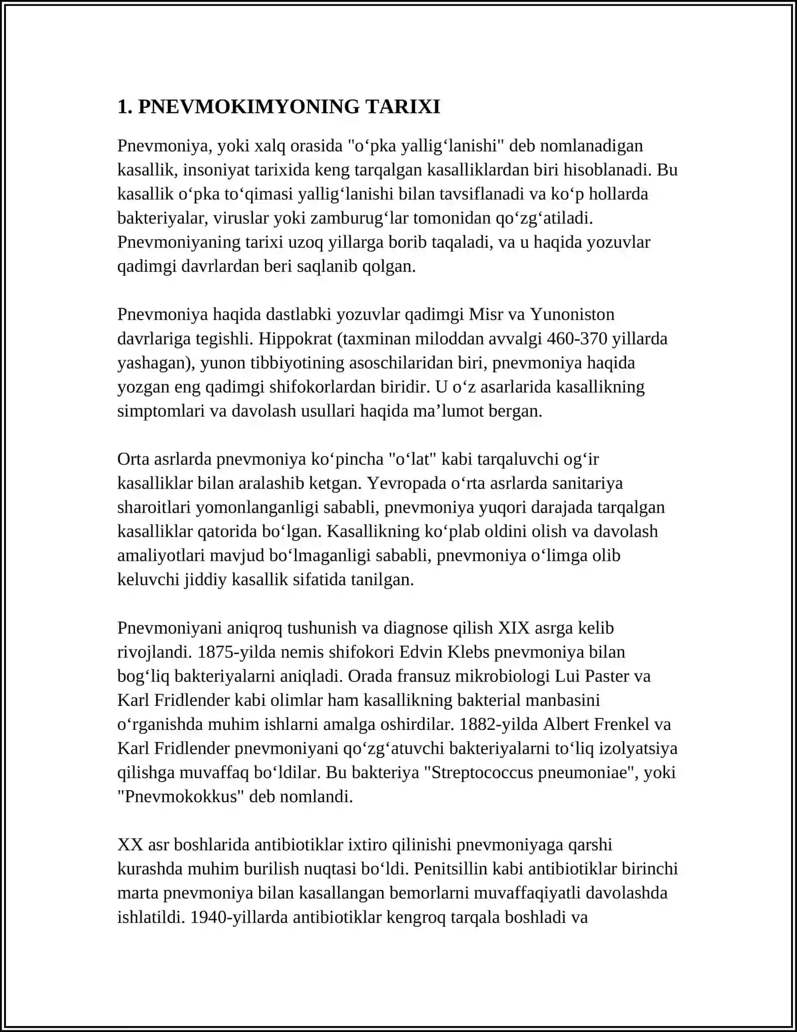 PNEVMOKIMYO VA UNING NAMOYONDALARI 3