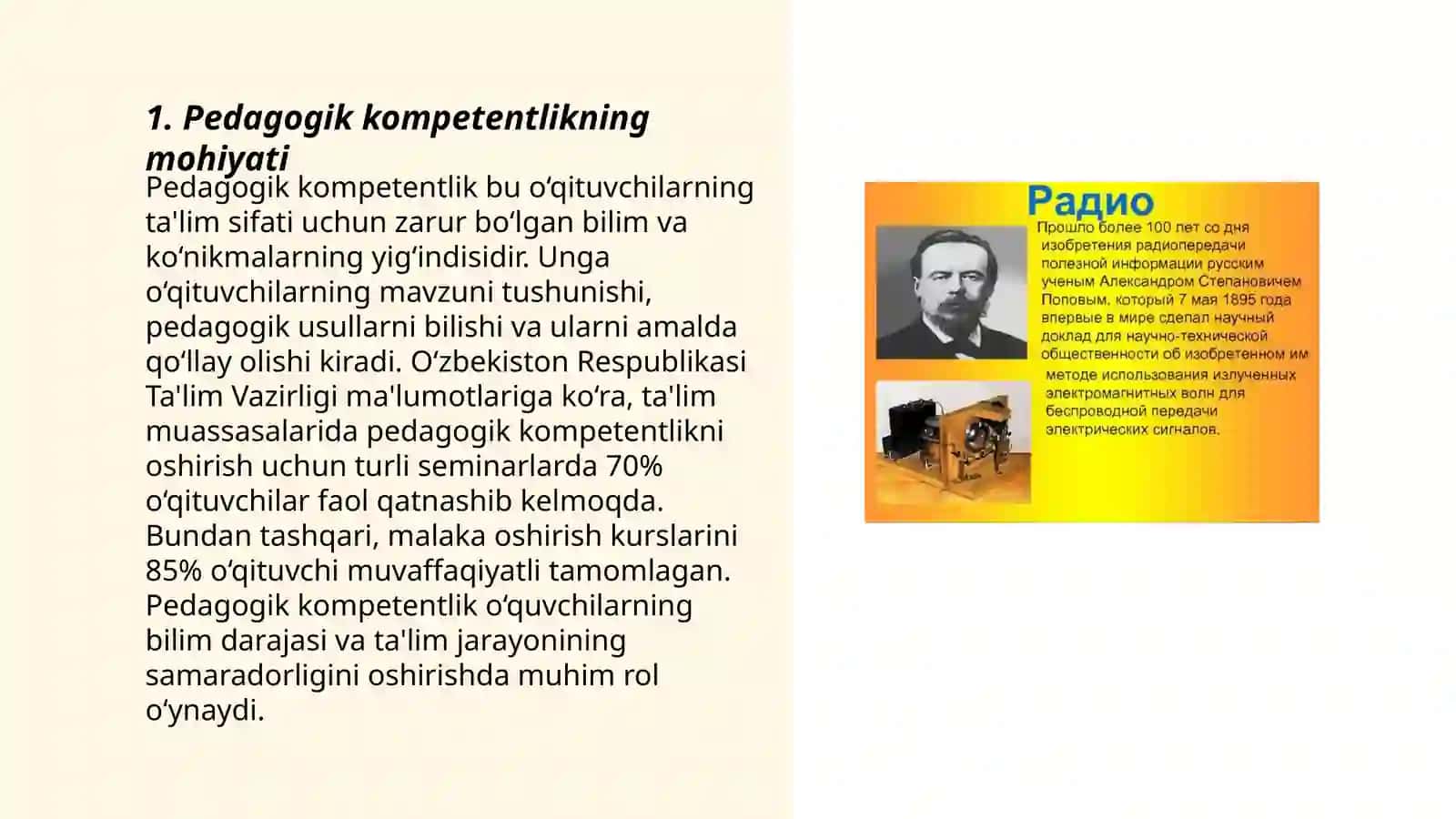 Pedagog kompententlikni shakllantirishda pedagogik texnologiyani loyihalashtirish va rejalashtirish yo’llari, ta’lim vositalari ta’lim texnologiyasining tarkibini o’rganish 3