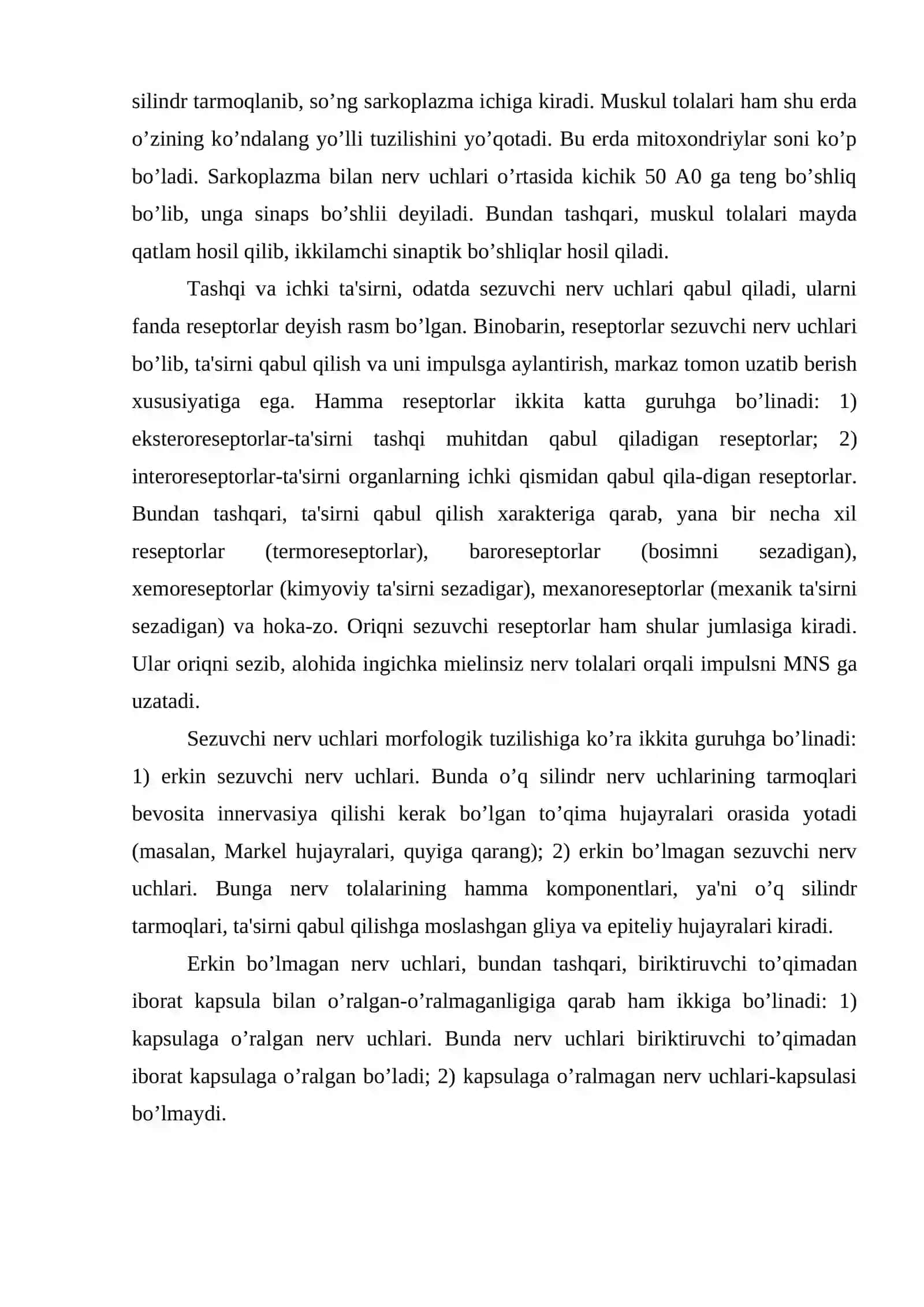 Nerv hujayralari tuzilishi 3