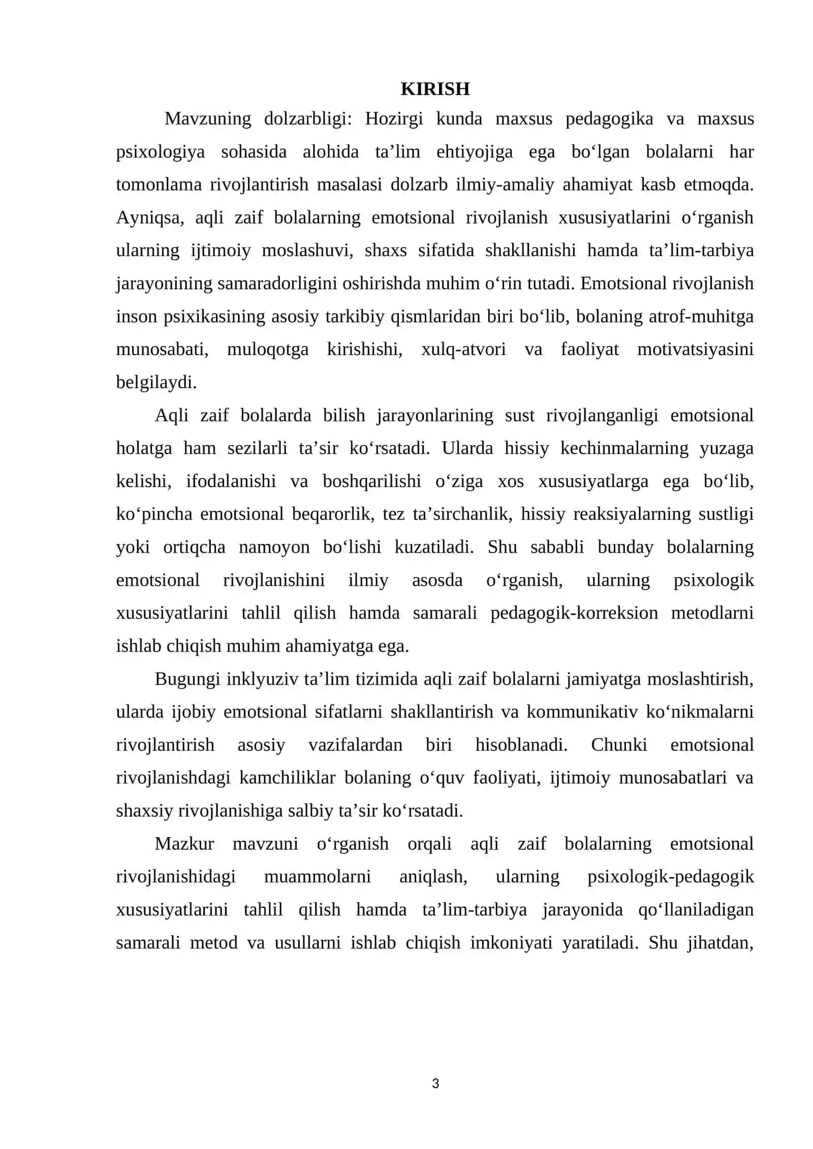 AQLI ZAIF BOLALARDA EMOTSIONAL RIVOJLANISHNING XUSUSIYATLARI 3